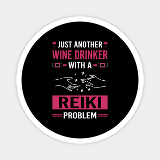 Wine Drinker Reiki Magnet